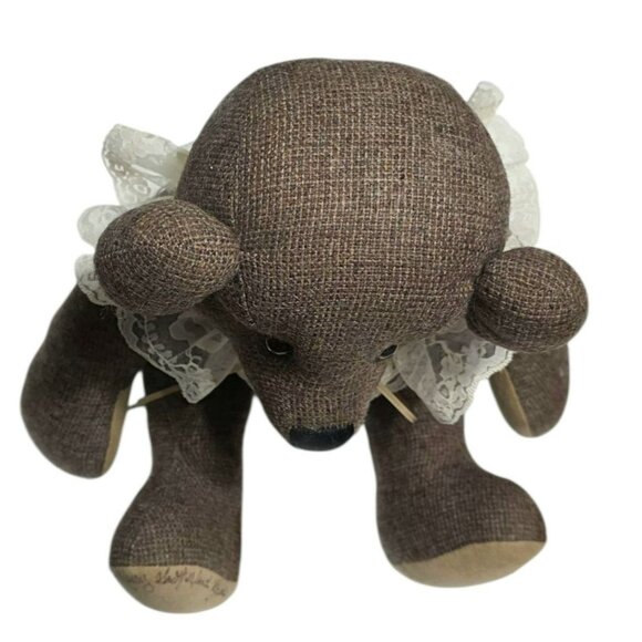 1985 Nancy Southerland Holmes Signed Teddy Bear Tweed 16” Stuffed Plush Vintage - Picture 15 of 15
